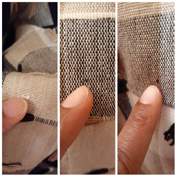 New Directions Plaid Thready Artsy Jacket - Picture 6 of 9